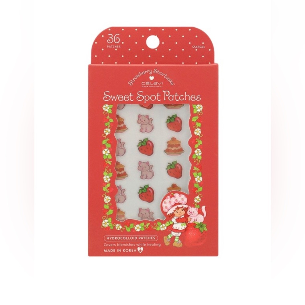 NIB! Celavi Strawberry Shortcake 36pc Acne Patch